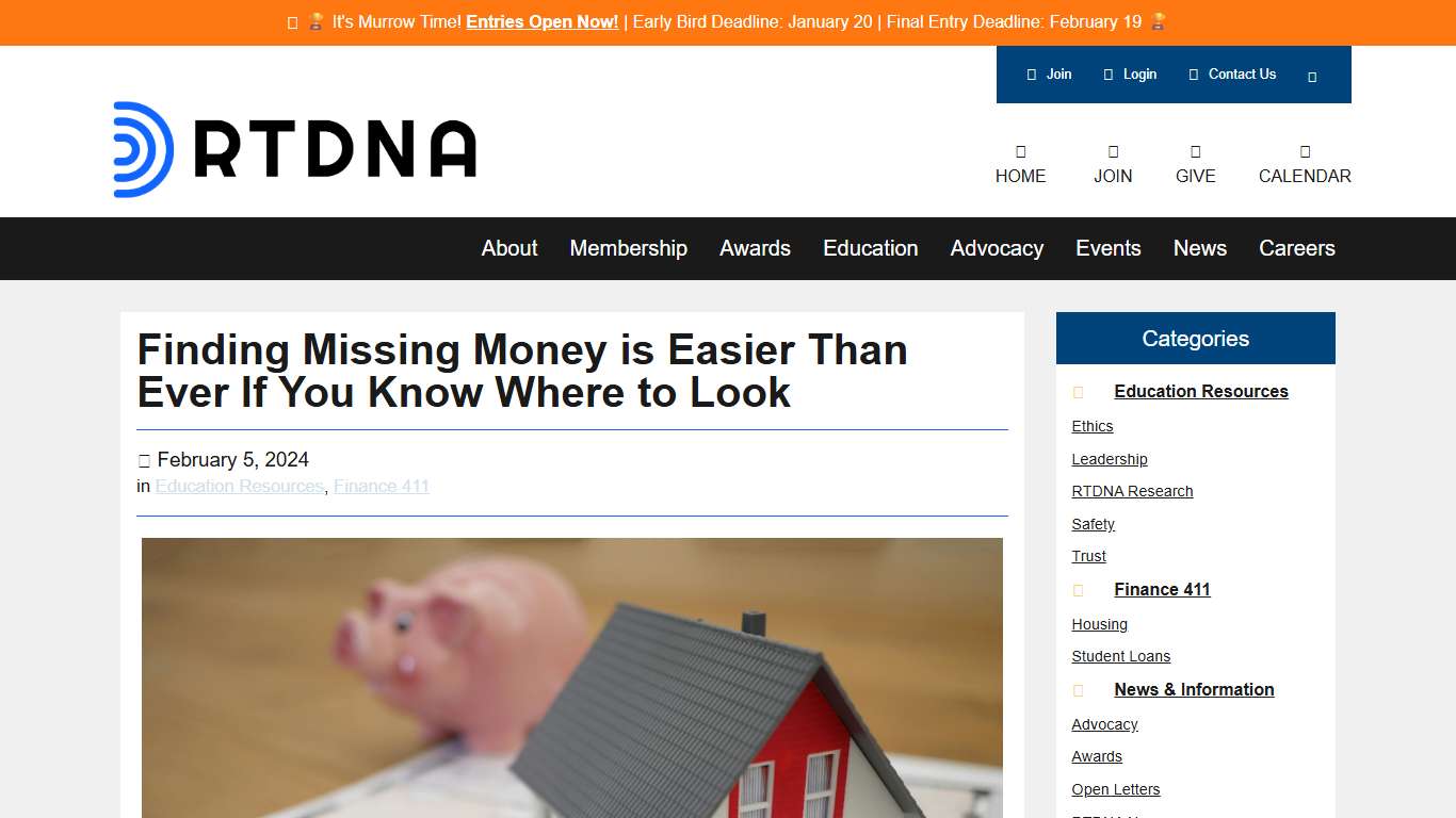 Finding Missing Money is Easier Than Ever If You Know Where to Look - Radio Television Digital News Association